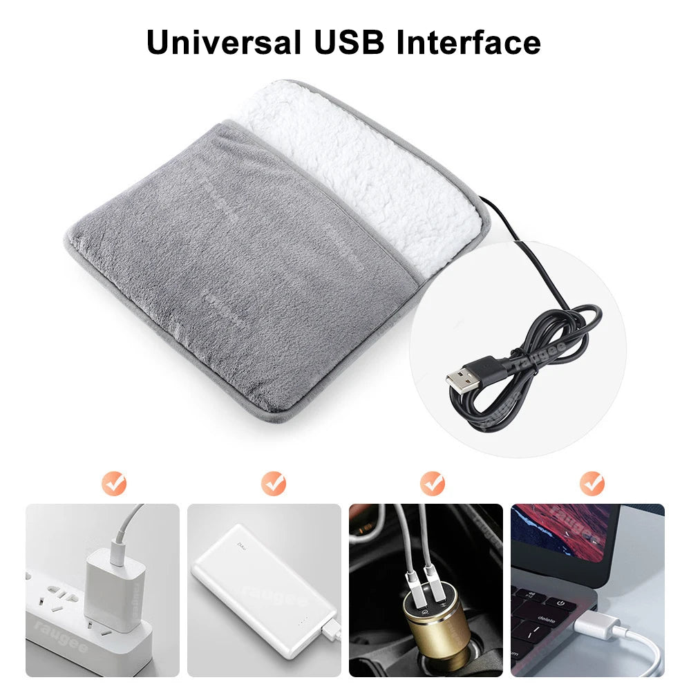 Mysig USB-fotvärmare